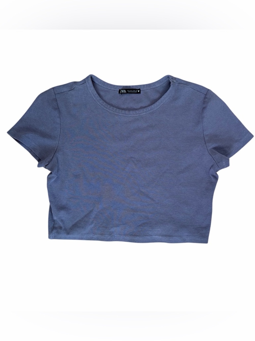 Zara Lavender Crop Top Women Size L